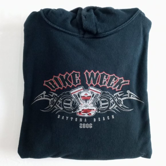 2006 Daytona Beach Bike Week black hoodie - Picture 7 of 7